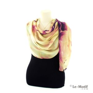 Палантин Le Motif Couture из шелка с вискозой как красиво завязать