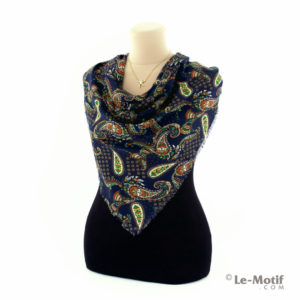 Платок Le Motif Couture из шёлка и хлопка на шее, арт. SM161-1