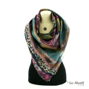 Платок Le Motif из льна с вискозой как красиво завязать