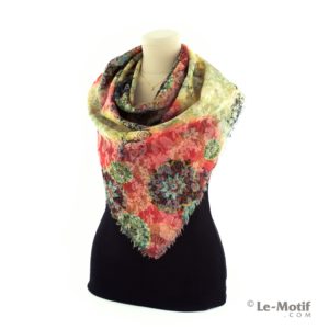 Платок Le Motif из хлопка с вискозой как красиво завязать
