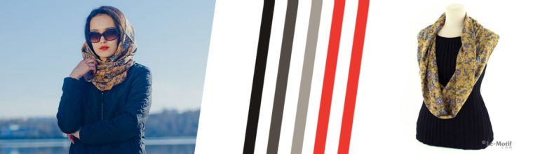 Модные хлопковые шарфы - снуды из коллекции “Бесконечность”