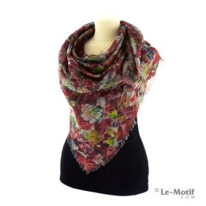 Платок Le Motif из льна с вискозой как красиво завязать
