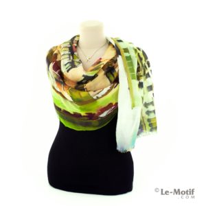 Палантин Le Motif Couture из шелка и хлопка как красиво завязать