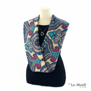Шарф-снуд Le Motif Couture из хлопка на шее, арт. 15BT01-6