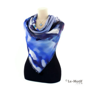 Платок Le Motif из хлопка с вискозой на шее, арт. RSF15-593