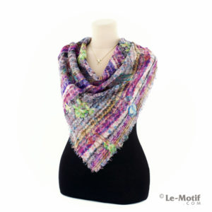 Платок Le Motif из хлопка с вискозой на шее, арт. TM73-3